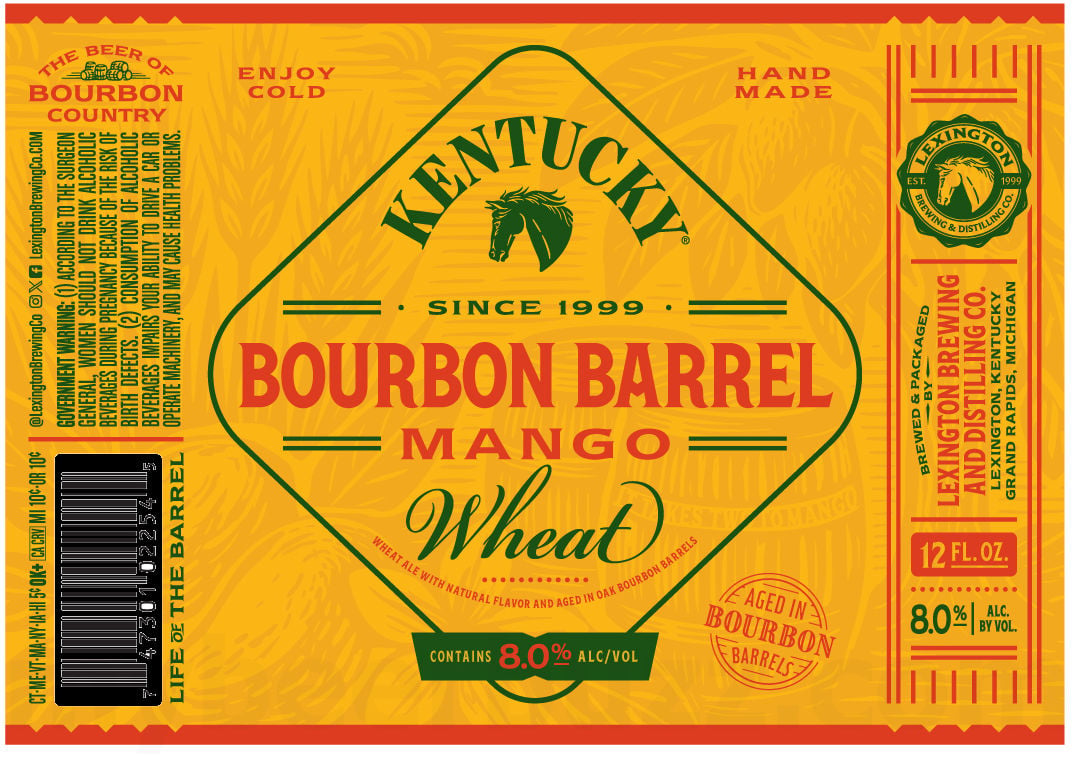 2025 Alltech Lexington Brewery Bourbon Barrel Mango Wheat 12-oz Cans