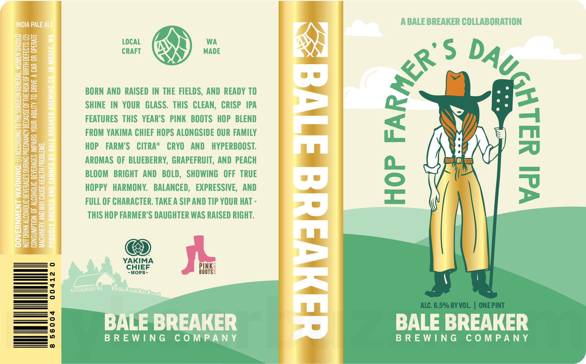 2026 Bale Breaker Hop Farmer's Daughter IPA 16-oz Cans
