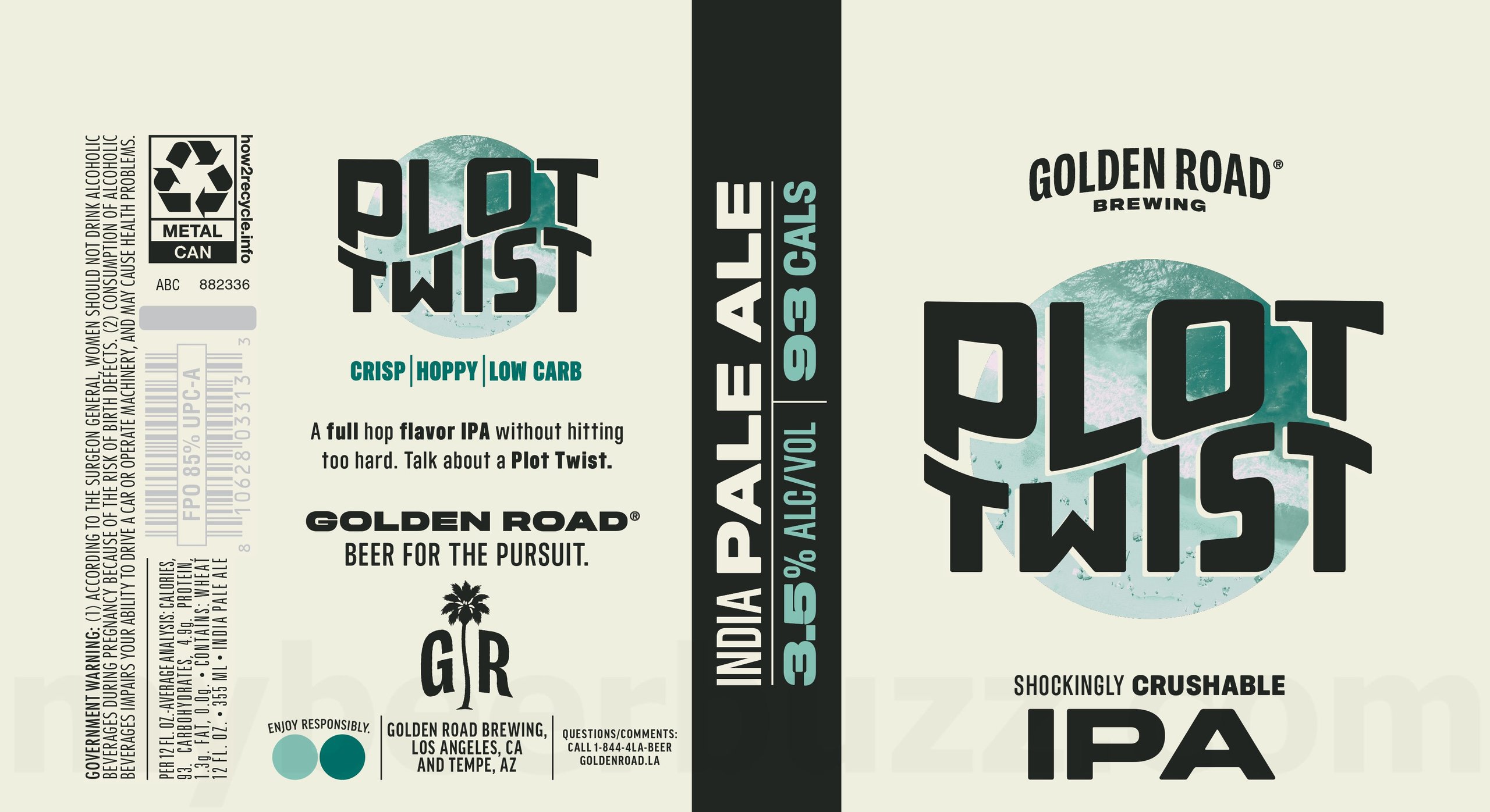 Golden Road Mango Cart Más! 19.2-oz Cans / Plot Twist 8 2026 Golden Road Plot Twist 12-oz Cans