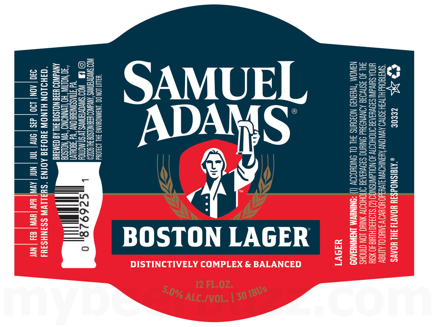 Samuel Adams Alpine Spring & Blackberry Witbier Returning In New Cans / Updating American Light, Summer Ale, East Coast IPA, Boston Lager, Blueberry Lager & Porch Rocker 15 2026 Samuel Adams Boston Lager 12-oz Bottles