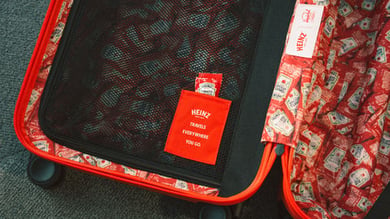HEINZ and Herschel Supply Debut New Luggage Collection Packing Both Flavor and Style