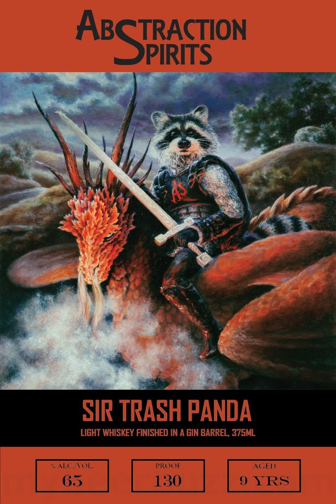 Whiskey Thief Abstraction Spirits Sir Trash Panda Light Whiskey Finished In A Gin Barrel