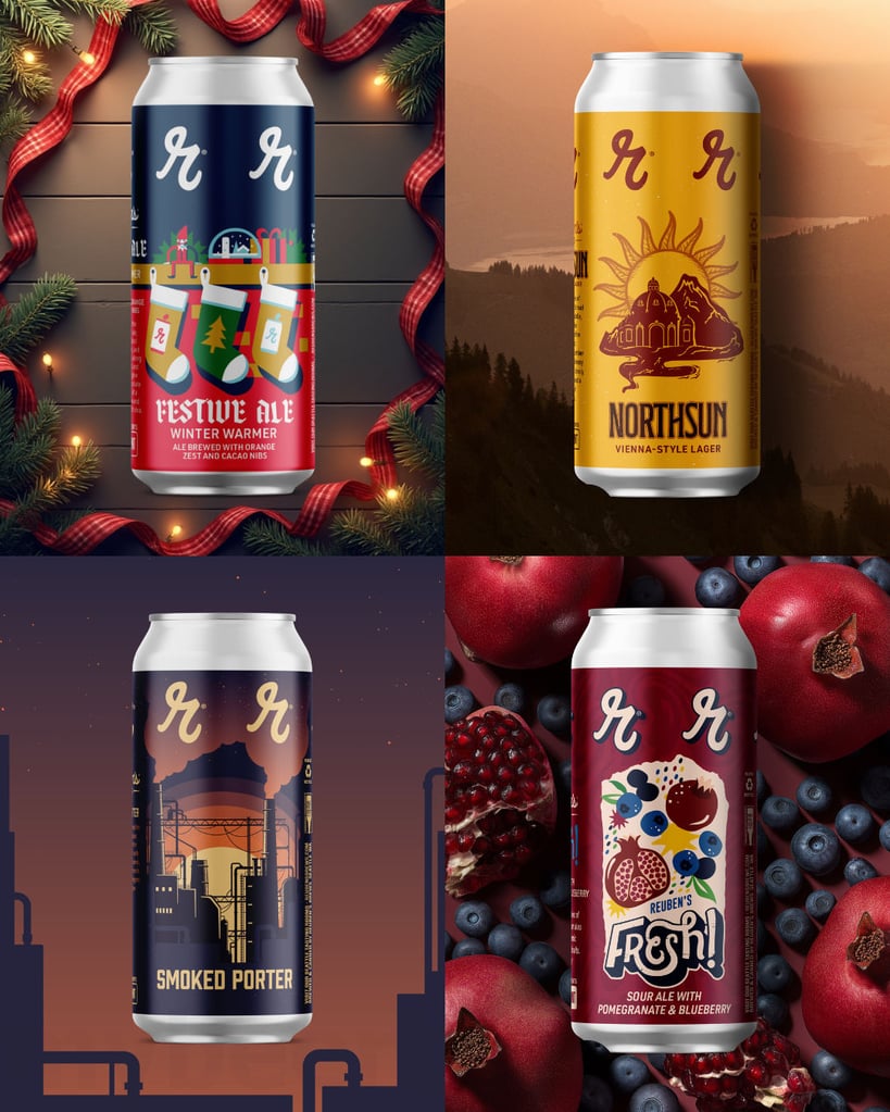 Reuben’s Brews Releasing Festive Ale, Northsun, Smoked Porter, Fresh! & Advent Box Sets