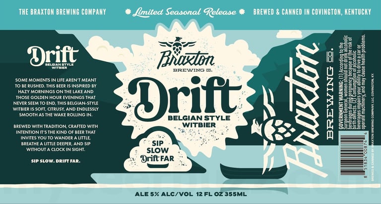 2025 Braxton Brewing Drift 12-oz Cans