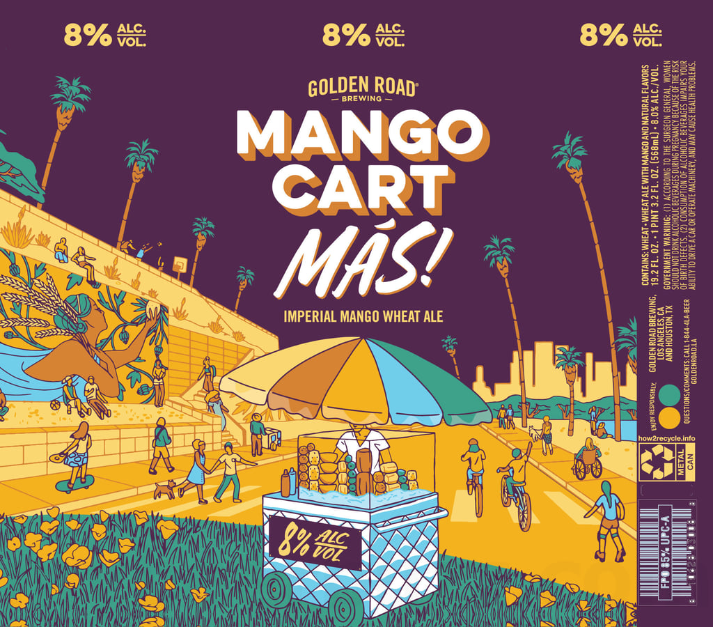 Golden Road Mango Cart Más! 19.2-oz Cans / Plot Twist