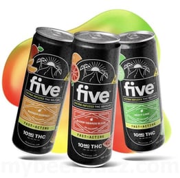 Five Launches Extra Infuzed 10mg Seltzers – Fast-Acting, High-Dose THC Drinks