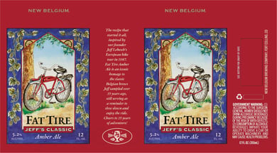 New Belgium Fat Tire Jeff’s Classic, Blue Paddle, Fat Tire Classic Recipe & Sunshine Returning For 35th Anniversary