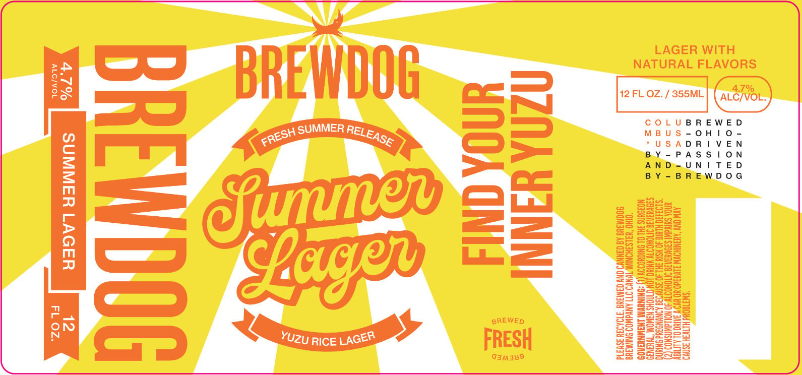 2026 BrewDog Summer Lager 12-oz Cans