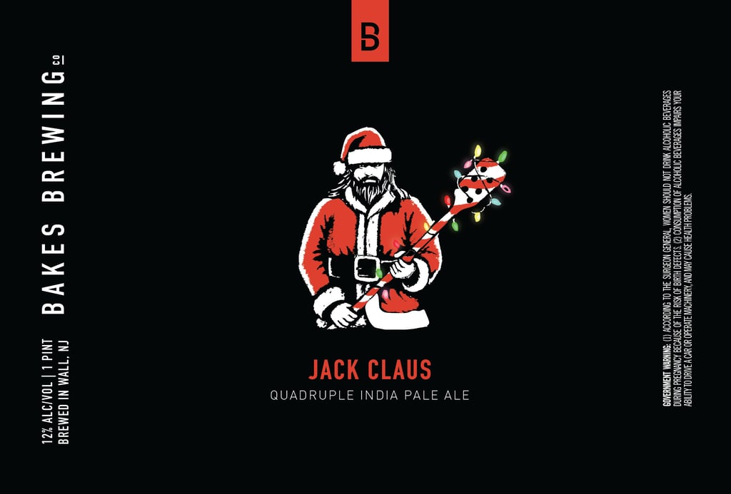 Bakes Brewing Adding Jack Claus Quadruple IPA
