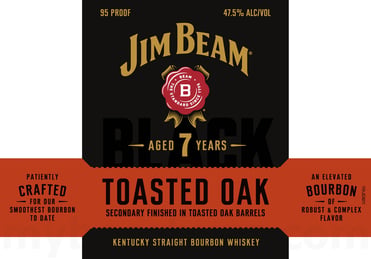 Jim Beam Toasted Oak 7 Year Kentucky Straight Bourbon Whiskey