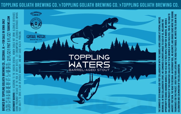 2026 Toppling Goliath Toppling Waters 22-oz Bottles