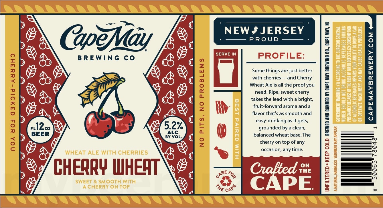2026 Cape May Cherry Wheat 12-oz Cans