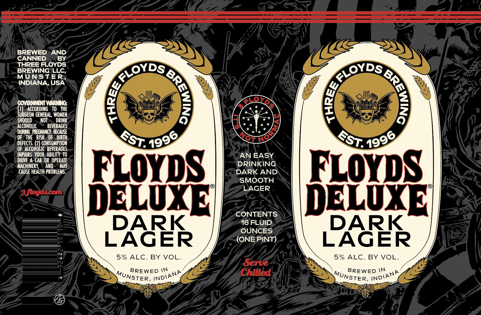 3 Floyds Adding Floyds Deluxe Lime Lager & Floyds Deluxe Dark Lager 8 2026 Floyds Deluxe Dark Lager 16-oz Cans