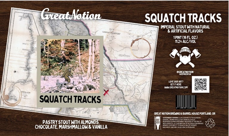 2025 Great Notion Squatch Tracks 16-oz Cans