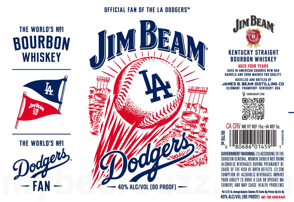 Jim Beam LA Dodgers–The World’s No 1 Dodger’s Fan