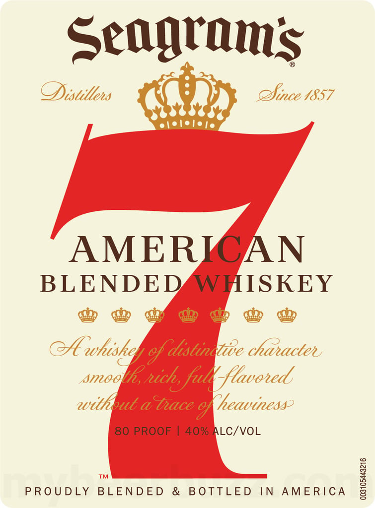 Seagram’s Seven Crown American Blended Whiskey