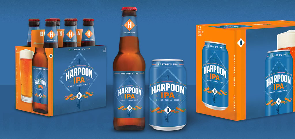 Harpoon IPA Gets New Look With Refreshed Packaging