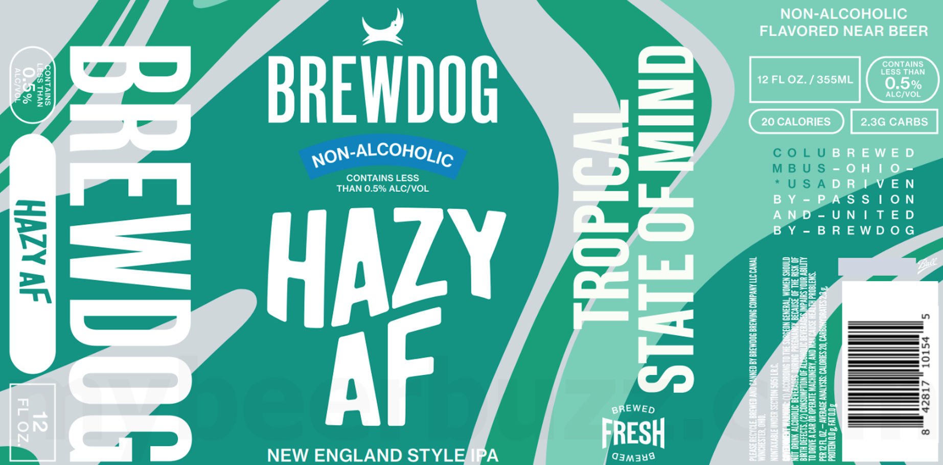 2025 BewDog Hazy AF 12-oz Cans