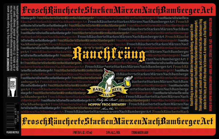 2025 Hoppin' Frog Rauchfräug 16-oz Cans