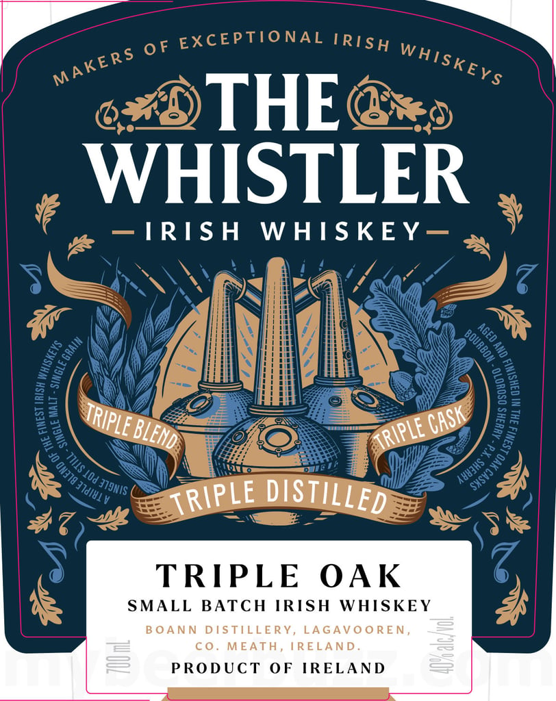 The Whistler Triple Oak Small Batch Irish Whiskey