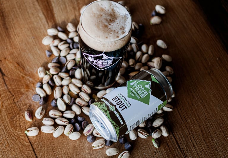 2025 Lone Tree Chocolate & Pistachio Stout 12=oz Cans