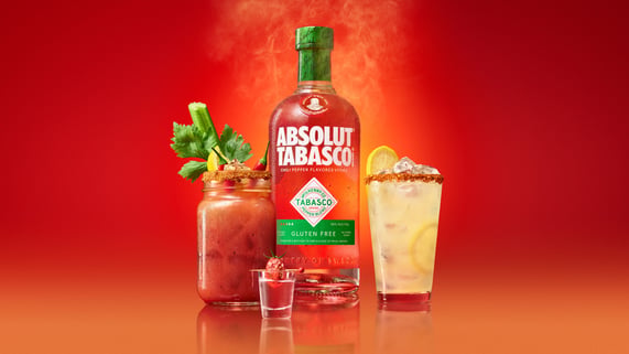 Coming In Hot: Absolut® And Tabasco® Brand Launch Unique Spicy Vodka