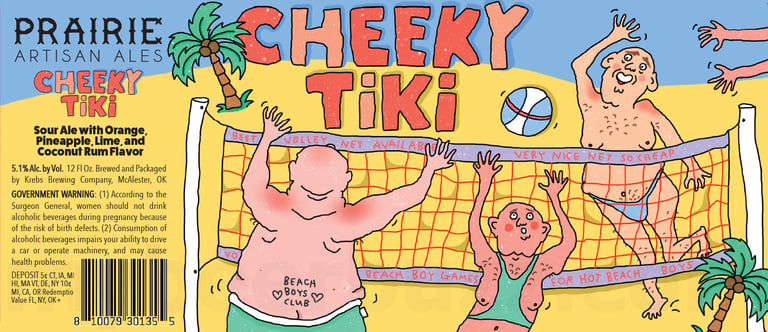 2026 Prairie Artisan Ales Cheeky Tiki 12-oz Cans