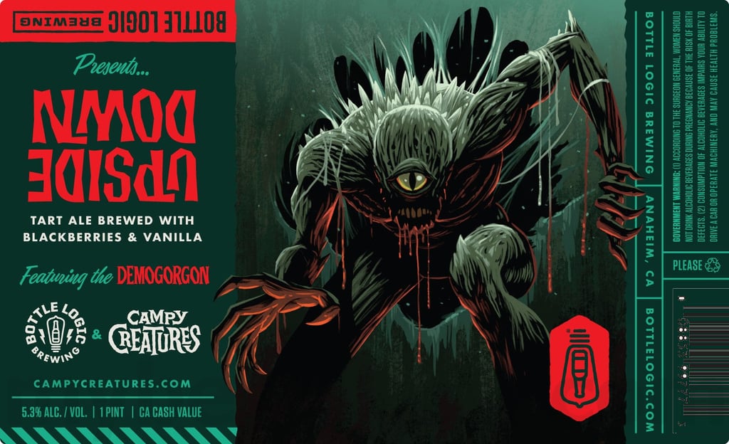 Bottle Logic & Campy Creatures Collaborate On Upside Down Featuring The Demogorgon