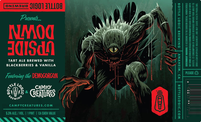 2026 Bottle Logic Brewing Upside Down 16-oz Cans