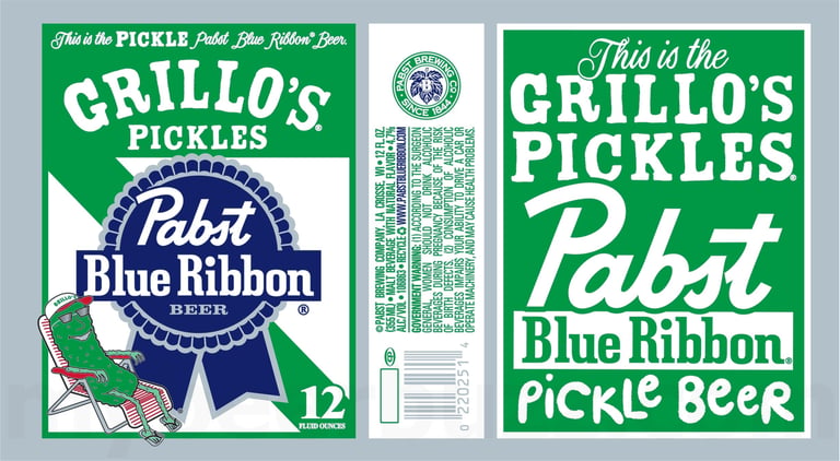 2026 Pabst Blue Ribbon Pickle Beer 12-oz Cans