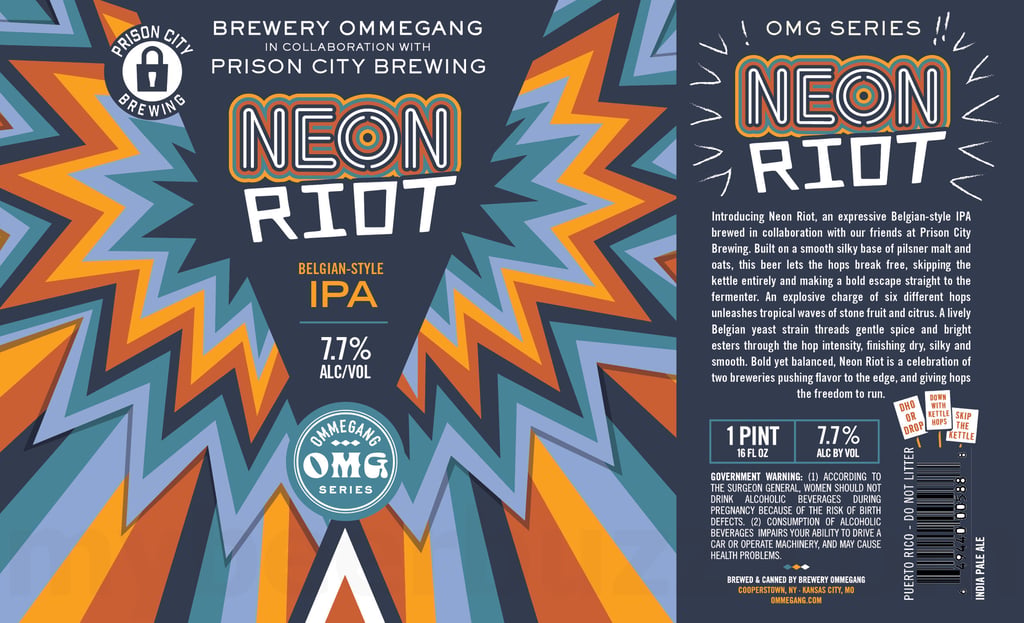 Brewery Ommegang & Prison City Brewing Collaborate On Neon Riot