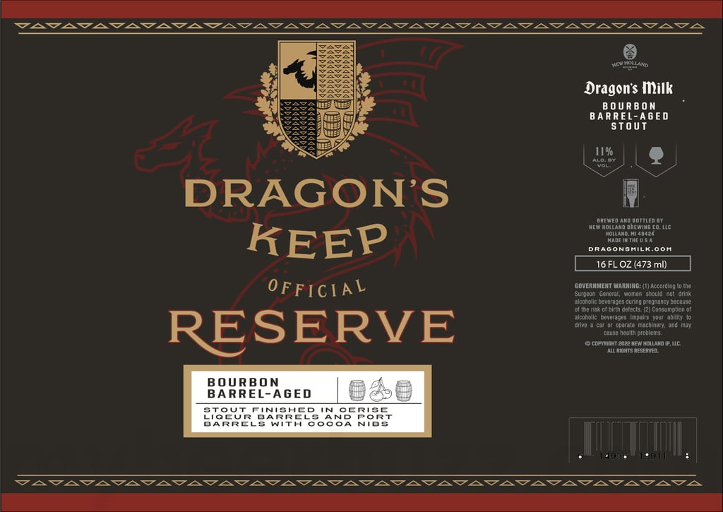 New Holland Adding Dragon’s Keep Official Reserve