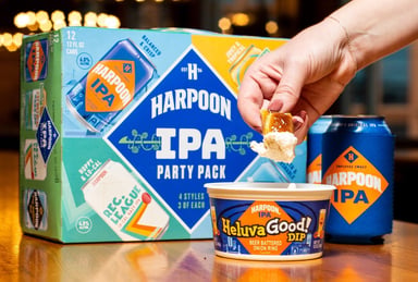 Harpoon & Heluva Good! Collaborating On Harpoon IPA Beer Battered Onion Ring Dip