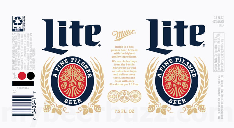 2026 Miller Lite 7.5-oz Cans