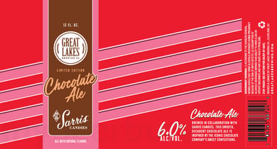 Great Lakes Teaming Up With Sarris Candies For Chocolate Ale