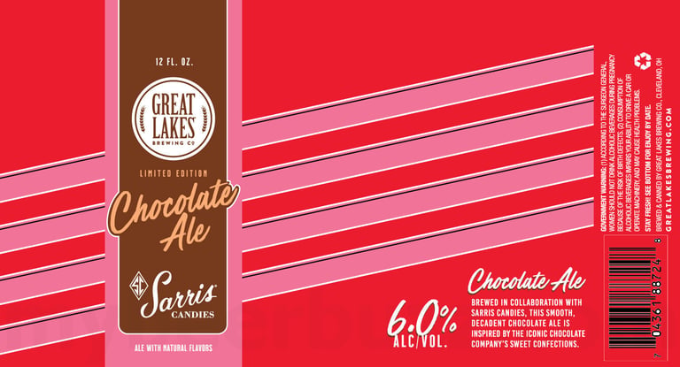 2026 Great Lakes Chocolate Ale 12-oz Cans