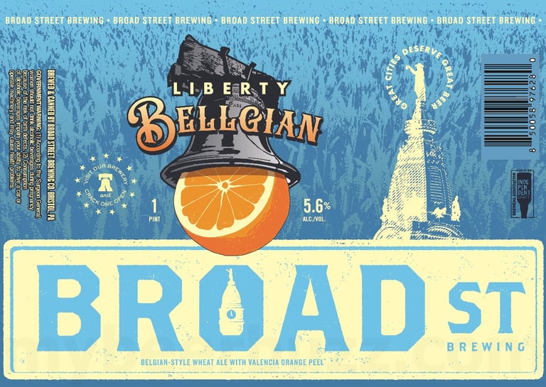 2026 Broad Street Brewing Liberty Bellgian 16-oz Cans