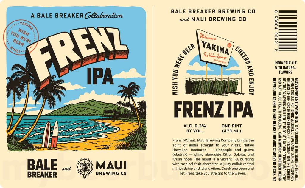 Bale Breaker & Maui Brewing Team Up for New Frenz IPA Release