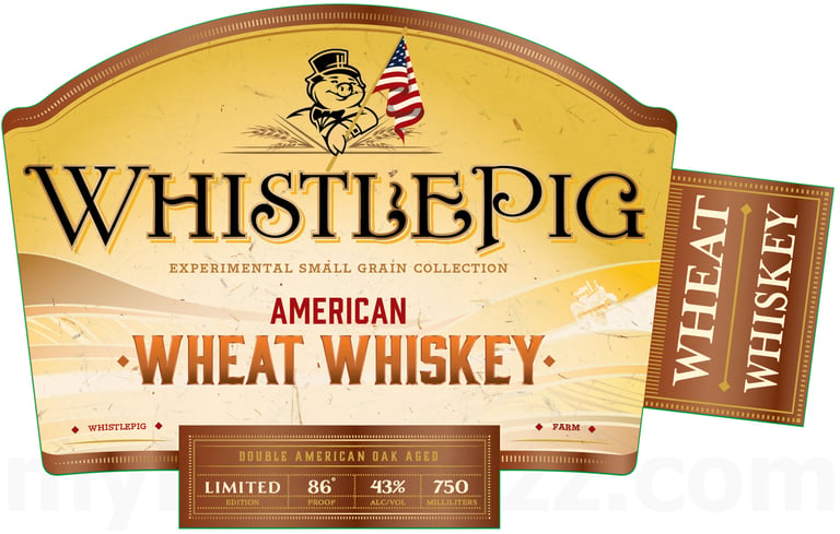 2026 WhistlePig American WHeat Whiskey 750ml Bottles