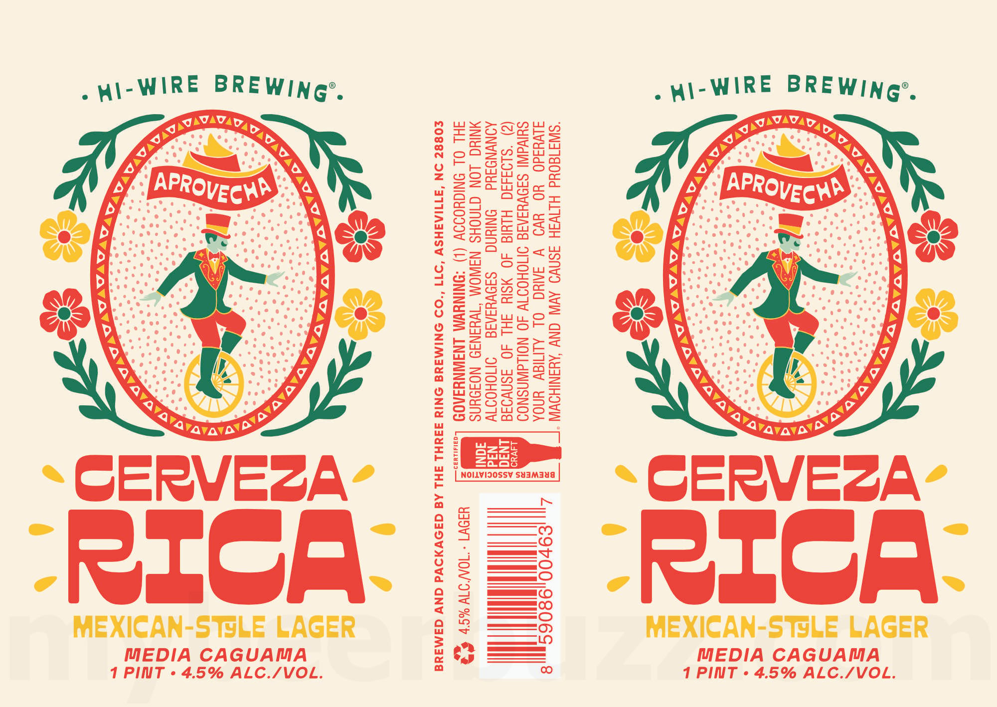 2026 Hi-Wire Cerveza Rica 16-oz Cans