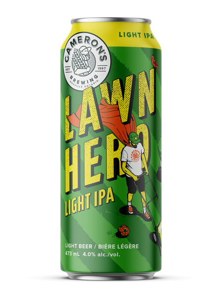 Cameron’s Brewing Company Launches Lawn Hero Light IPA: Mow. Sip. Savour