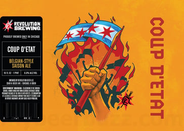 Revolution Brewing Unveils New 2026 Can Releases: Coup D’Etat Saison & Peach Brandy Barrel D.B.V.S.O.J. Barleywine