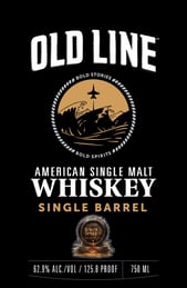 Old Line Spirits Single Barrel Brown Water Basement American Single Malt Whiskey