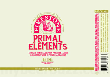 Firestone Walker Barrelworks Prepares New Primal Elements Sour Ale Featuring Dragonfruit, Pineapple, Mango & Monk Fruit