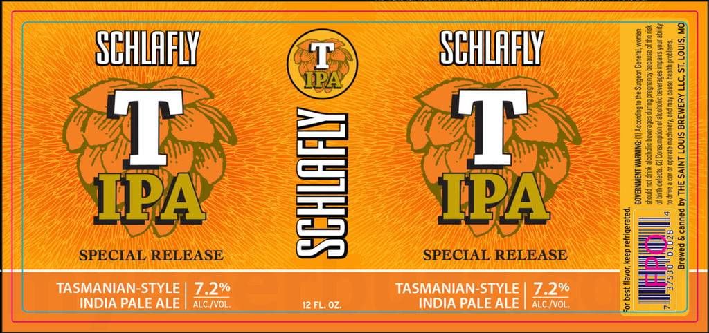 Schlafly Adding T IPA Special Release Tasmanian-Style IPA & West Coast Pilsner