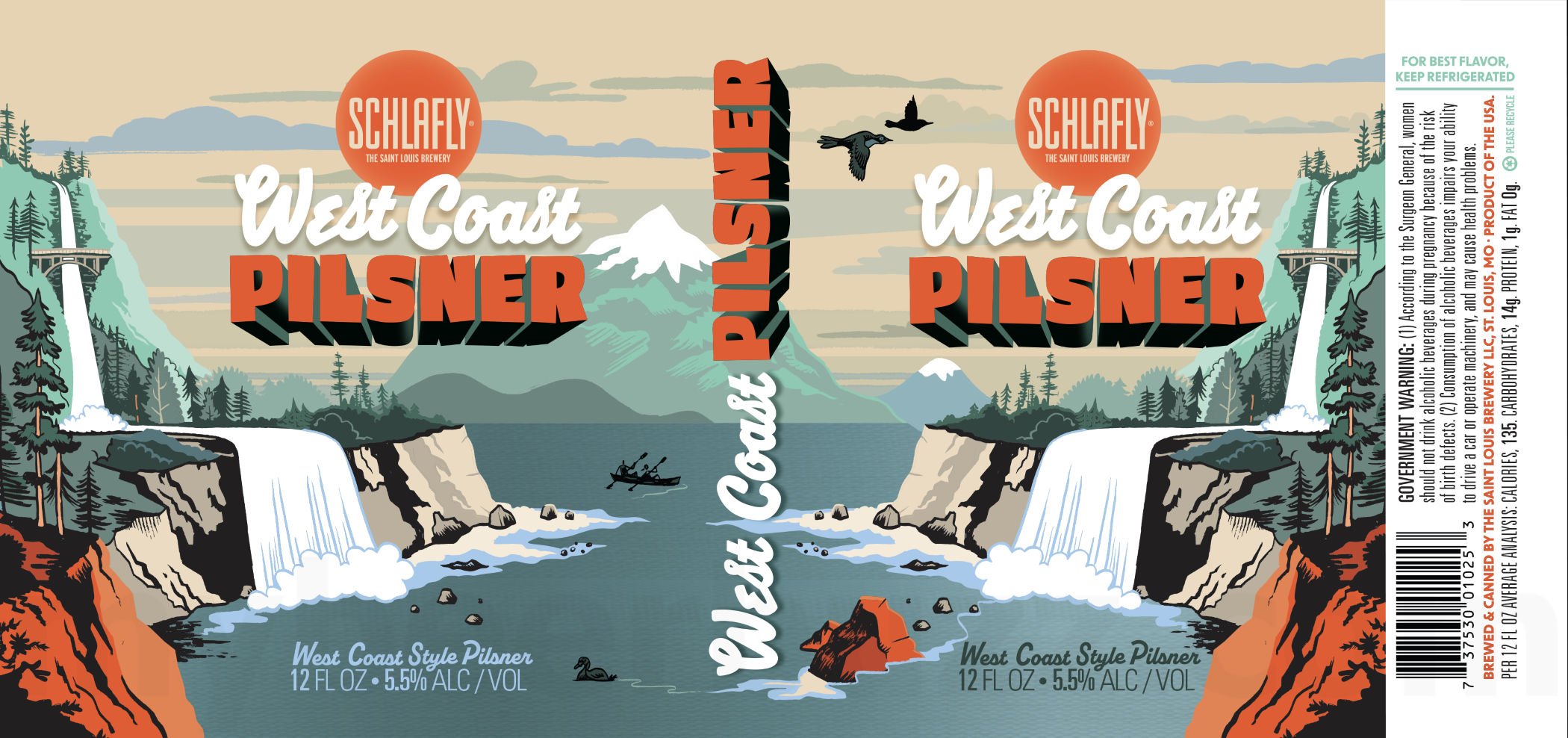 2026 Schlafly 2026 West Coast Pilsner 12-oz Cans