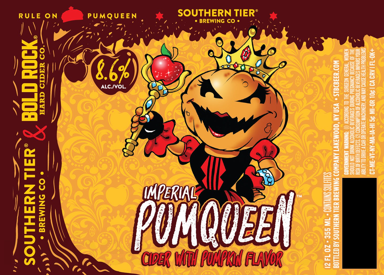 2026 Southern Tier Imperial Pumqueen Cider 12-oz Cans