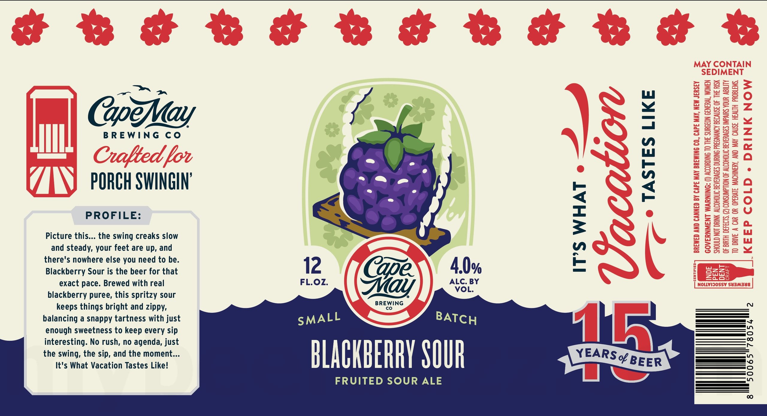 2026 Cape May Blackberry Sour 12-oz Cans