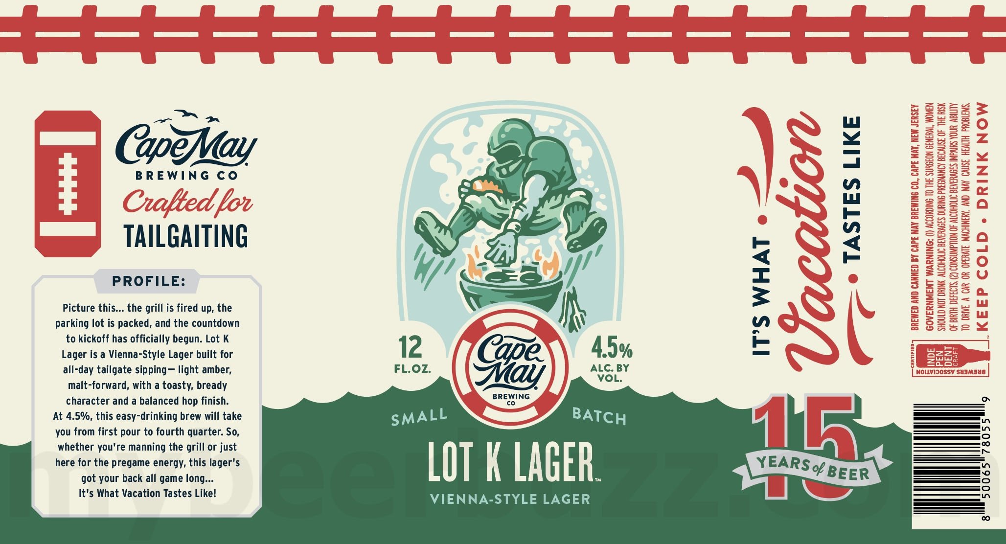 2026 Cape May Lot K Lager 12-oz Cans