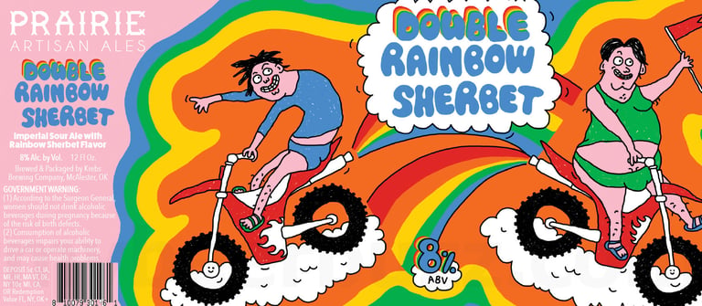 2026 Prairie Artisan Ales Double Rainbow Sherbet 12-oz Cans